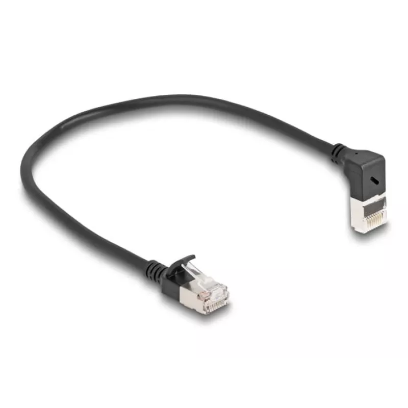 Network Cable DeLOCK RJ45 Cat.6A 0.25m Black