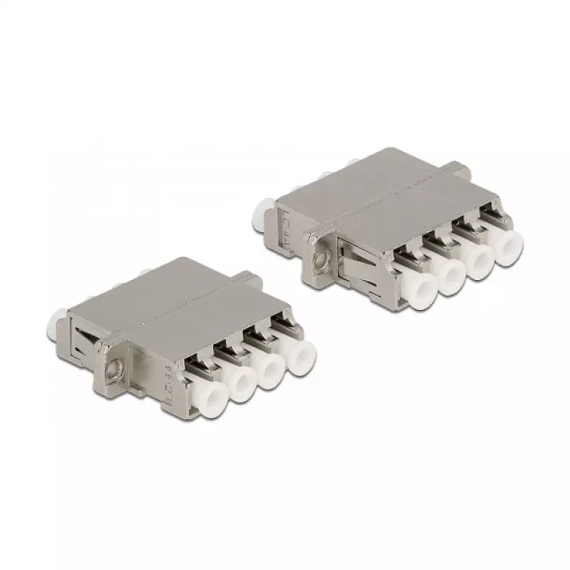 Optical Fiber Coupler DeLOCK LC Quad female to LC Quad female Single-mode