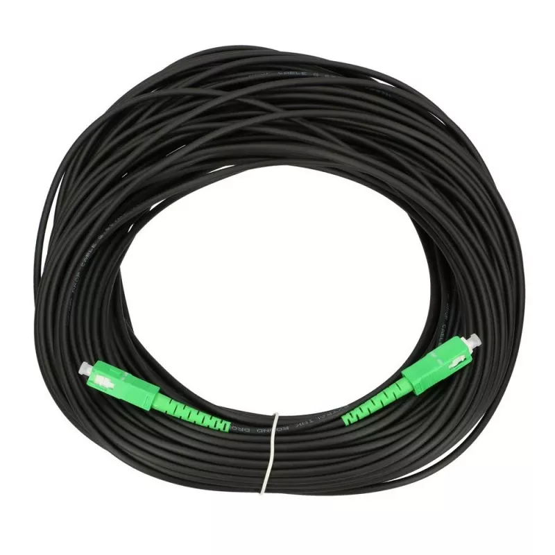Extralink SC/APC-SC/APC Patch Cord, Round, Hanging, Single-Mode, Simplex, G.657A2, 15m