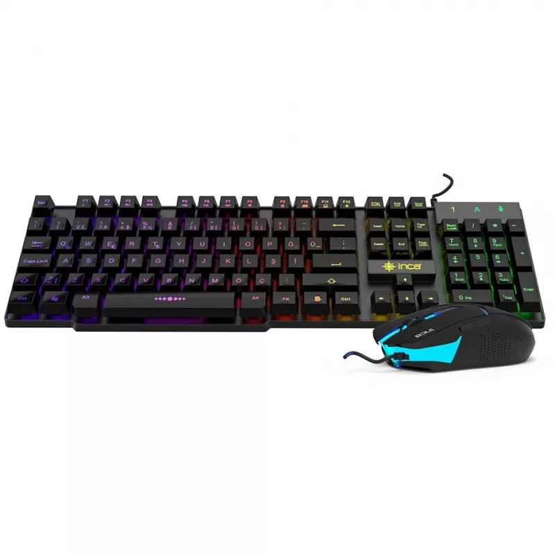 Cian Technology GmbH Cian INCA RAINBOW EFFECT MECHANICAL FEEL GAMING KEYBOARD & MOUSE SET