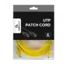 Networking cable GEMBIRD PP6U-5M/Y — Cat6 U/UTP, RJ-45 to RJ-45, 5 m, yellow