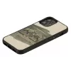 Phone case Man and Wood for iPhone 12 mini — white bull design