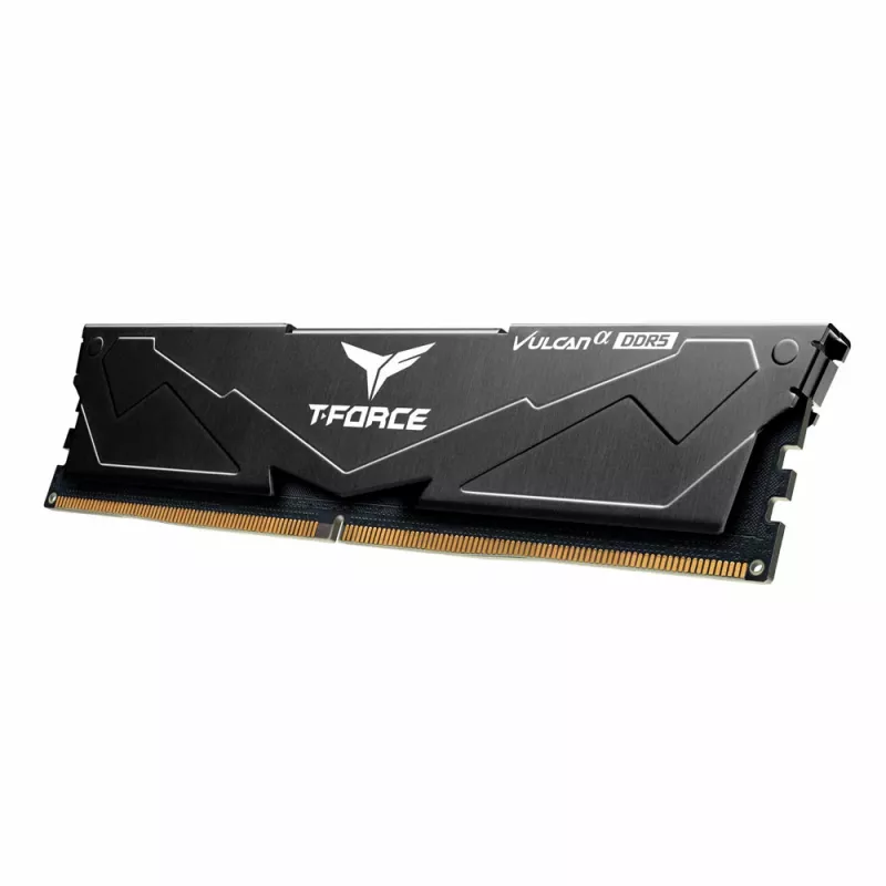 Team Group VULCAN FLABD516G6000HC3001, 16 GB, 1 x 16 GB, DDR5, 6000 MHz, 288-pin DIMM, Black