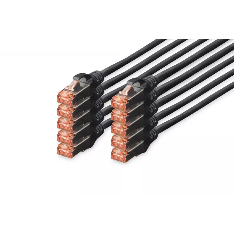 Network Cable Digitus CAT 6 S/FTP RJ-45 5m Black
