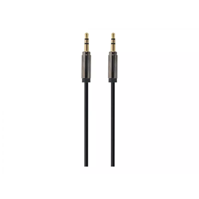 Gembird Cable CCAP-444-0.75M (Mini Jack M - Mini Jack M, 0,75m, Black Color) Audio-Cable 3.5mm Black (CCAP-444-0.75M)