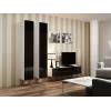 Cama Full cabinet VIGO '180' 180/40/30 white/black gloss