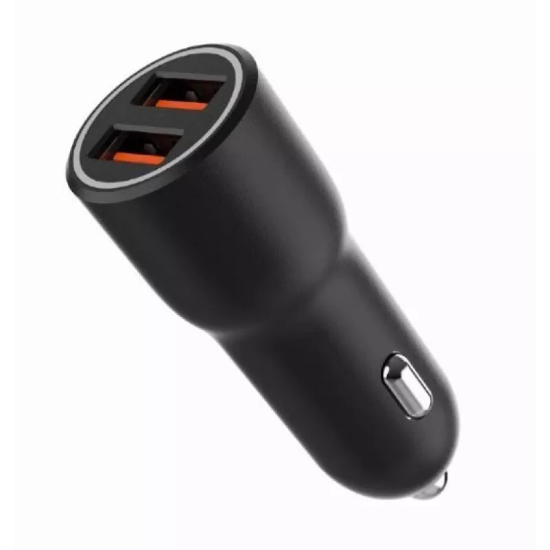 Car mobile device charger Gembird TA-UC-A2QC36-CAR-01, 36 W, 12–24V, cigar lighter, black