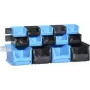 Storage box set allit ProfiPlus 1+2+3/17 blue/black, temperature resistant