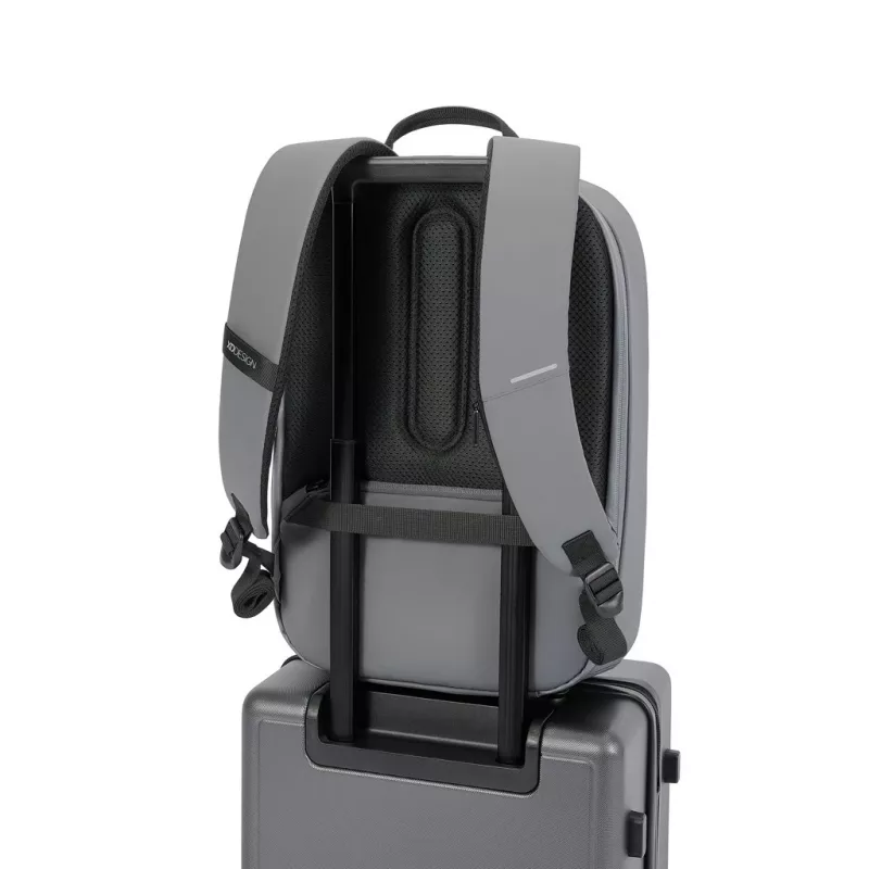 Anti-theft backpack XDDESIGN BOBBY EDGE Grey — water-resistant, everyday commuter bag