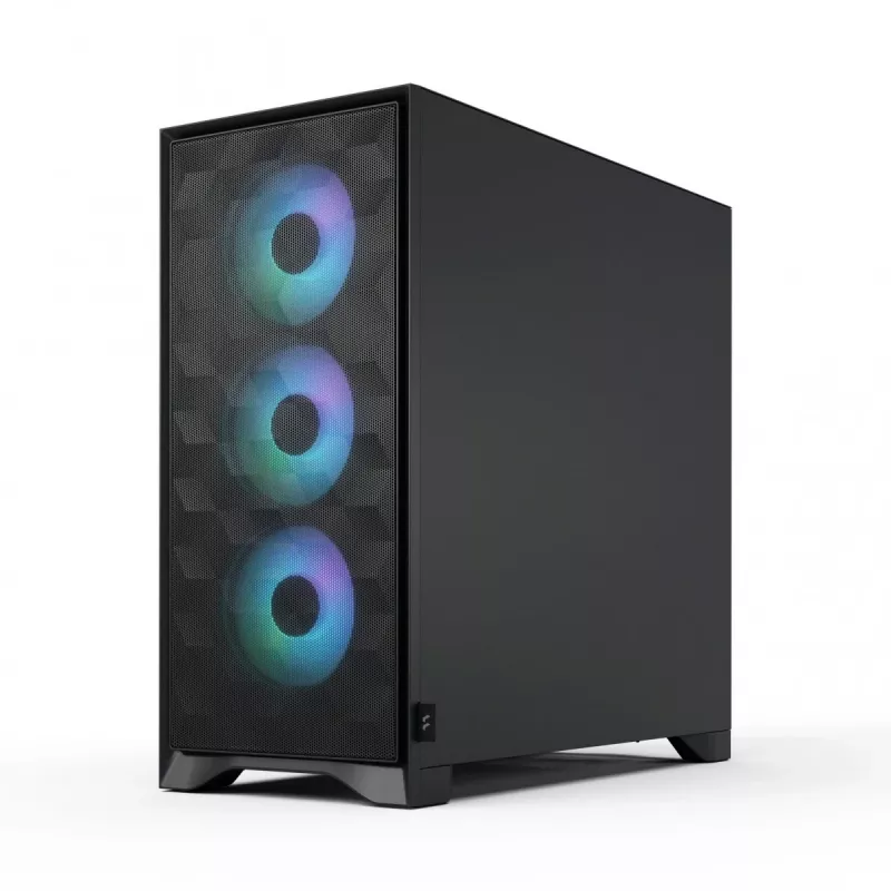 PC Case Fractal Design Pop 2 Air Black TG RGB Midi Tower — ATX/Micro‑ATX/Mini‑ITX, 3x120mm front, 1x120mm rear, 2.5 inch+3.5 inch bays