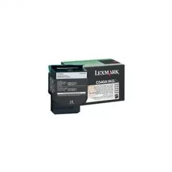 Lexmark RETURN PROGRAM TONER CARTRIDGE BLACK 1K PGS F/C54X/ X54X (0C540A1KG)