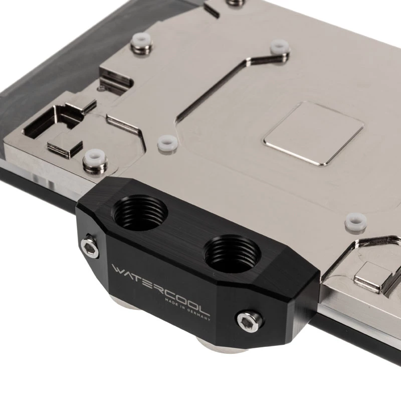 Watercool full-cover GPU water block Heatkiller IV for Radeon RX 5700 / XT, acrylic + nickel, RGB, black