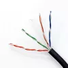 Ethernet patch cord cable QOLTEC CAT6 UTP, 50 m, black