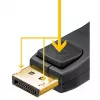 DisplayPort cable Goobay 74779 3 m Black G-Sync FreeSync