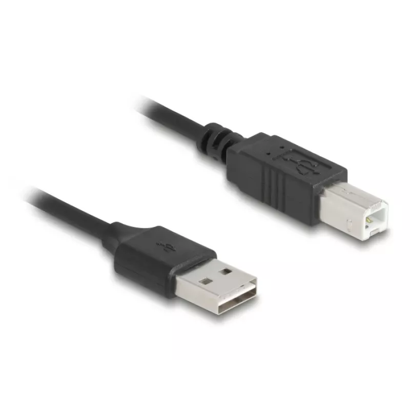 USB cable DeLOCK 90130 USB 2.0 0.8 m Black