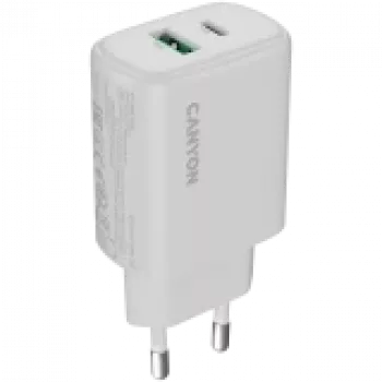 CANYON charger OnCharge 250 25W 1xPD 1xQC EU White