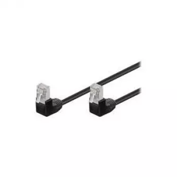 Networking Cable Goobay 96078 Black 1m Cat5e F/UTP
