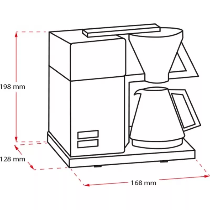 Aromaboy II 1015-02 filter coffee maker black
