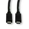 ROLINE USB3.2Gen2 Cable PD 20V5A Type C-C ST/ST 0.5m - Cable - Digital/Data - 0,5 m (11.99.9057)