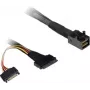 SFF Cable Inter-Tech SFF-8643 SFF-8639 Black Compact Design