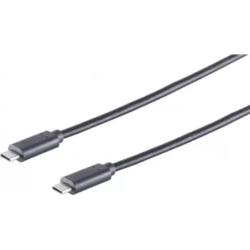 USB Cable S/CONN 77140-2.0 USB 3.2 Gen 1 2m Black