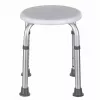 Round aluminium shower stool