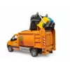BRUDER model vehicle MB Sprinter municipal garbage truck BR-02682, scale toy replica