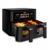 Hot air fryer Tristar FR-9075 Double 9 L, 2500 W, touch control, LCD, black, 60 °C min