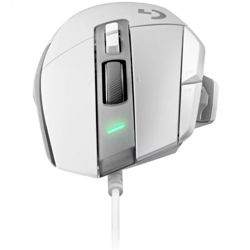 Gaming Mouse Bundle Logitech G G502 X with G240 Hard Gaming Mouse Pad — Right-hand, Optical 25600 DPI, USB Type-A, 13 Buttons, White