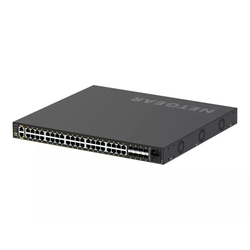 NETGEAR GSM4248P-100EUS network switch Managed L2/L3/L4 Gigabit Ethernet (10/100/1000) Power over Ethernet (PoE) Black