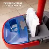 Mop VILEDA Microfibre 1200 ml Wet, 360° rotating head, 140.5 cm stick, removable machine-washable head
