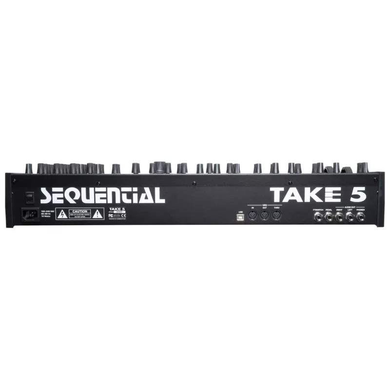 Analog polyphonic synthesizer Sequential Take 5 (SEQ 3500) – hardware poly synth