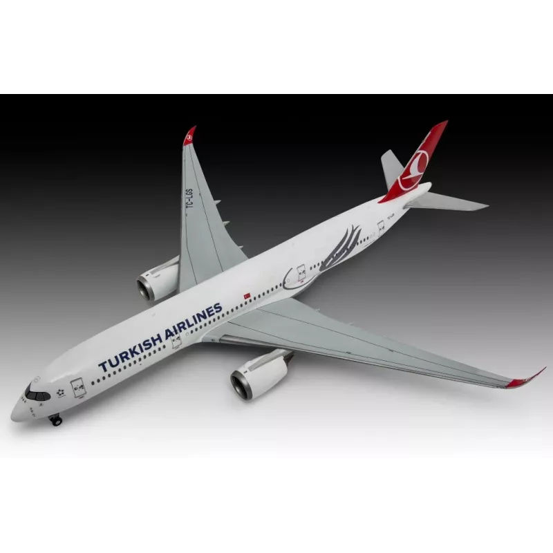 Plastic model aircraft REVELL Airbus A350-900 Turkish Air 1/144 scale