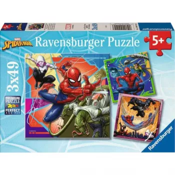 Puzzle 3x49 pieces Spiderman