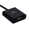 USB Type-C to HDMI adapter Gembird A-CM-HDMIF-03, USB 2.0/3.2 Gen2, 3840×2160@30Hz, black