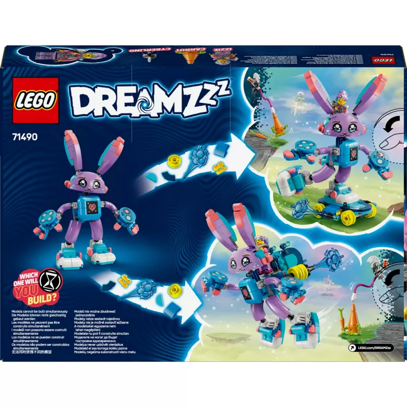 LEGO building set LEGO 71490 Dreamzz Izzie and Bunchurro Gaming Bunny – character playset