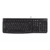 K120 Corded Keyboard, wired, USB, QWERTZ, black