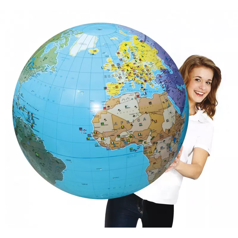 Ball Caly Globe 85 cm - World