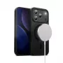 Phone case Crong MagSafe for iPhone 17 Pro — hybrid black