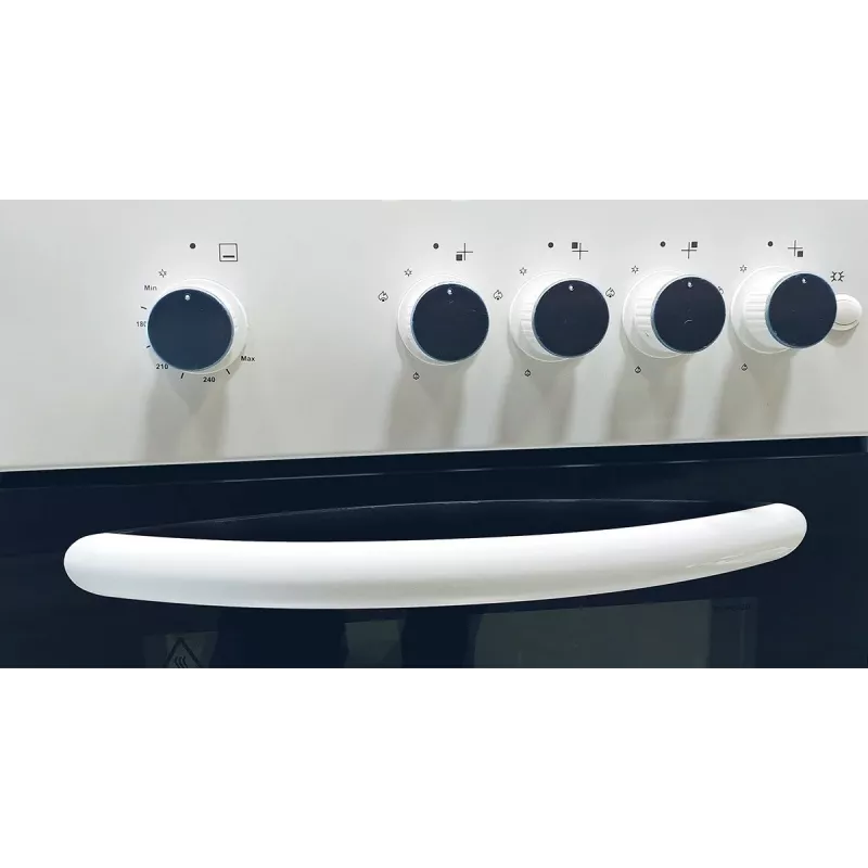 Gas cooker MPM MPM-54-KGF-21, 4-burner hob, 60 cm, gas, white, energy class A