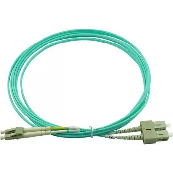 Fibre optic cable BlueOptics CAB-OM3-SC-LC-2M-BO Aqua 2m OM3 LC SC