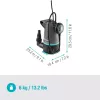Submersible pump GARDENA 09018-47 — 550 W motor for water removal and transfer