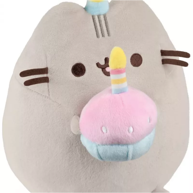 Plush toy Pusheen by Pusheen — 24 cm birthday hat with cake plushie