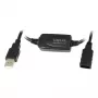 LogiLink UA0143 USB Cable USB 2.0 USB-a Plug to Socket 10.00 M Black