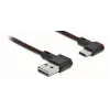 USB Cable DeLOCK EASY-USB 2.0 Type-A Male to Type-C Male 0.5m Black