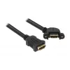 HDMI Cable DeLOCK 0.25m 2xHDMI