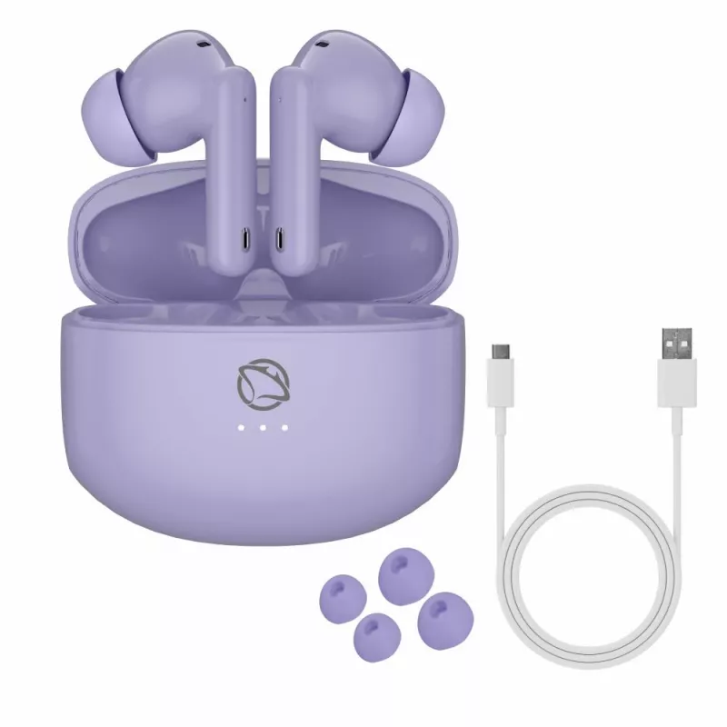 Headphones Manta MTWS008P Rytmo Purple