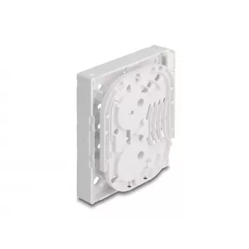 DeLOCK Optical Fiber Connection Box FTTH wall mount 4 x SC Simplex LC Duplex white