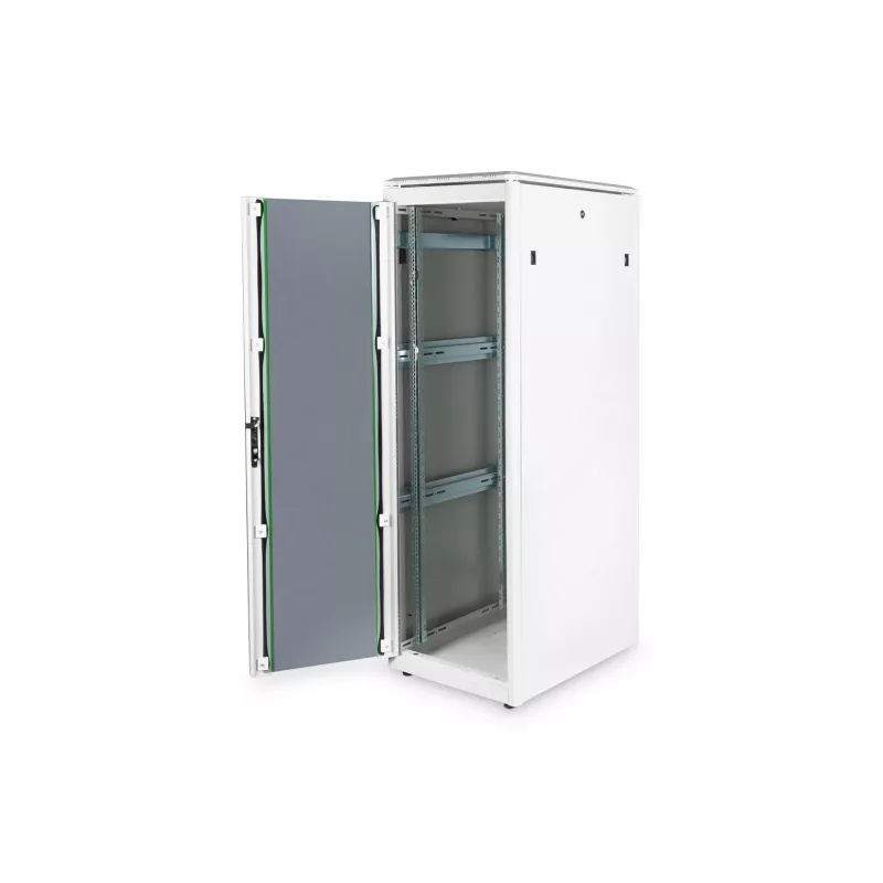 DIGITUS 36HE Unique Netzwerkschrank 600x800mm Glastür Grau