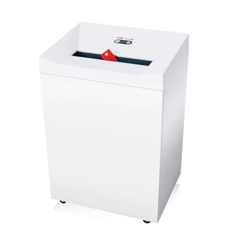 Shredder HSM Pure 740 Strip Cut 3.9 mm, 400 mm working width, shreds CDs and credit cards